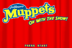 The Muppets - On with the Show! Title Screen
